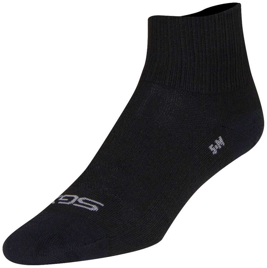 SockGuy SGX Black Socks - 2.5" Large/X-Large