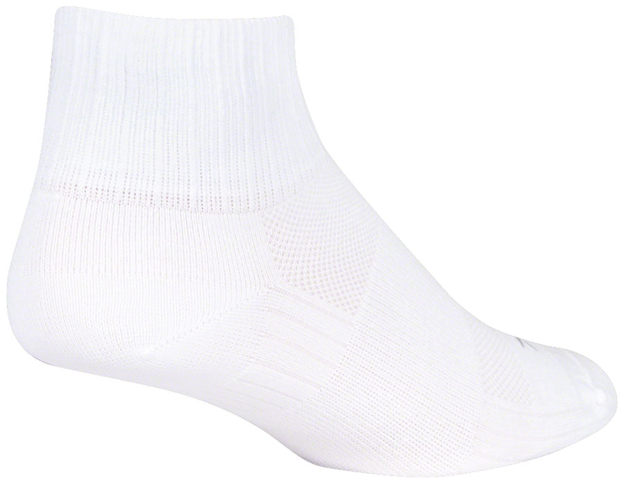 SockGuy SGX White Socks - 2.5" Large/X-Large