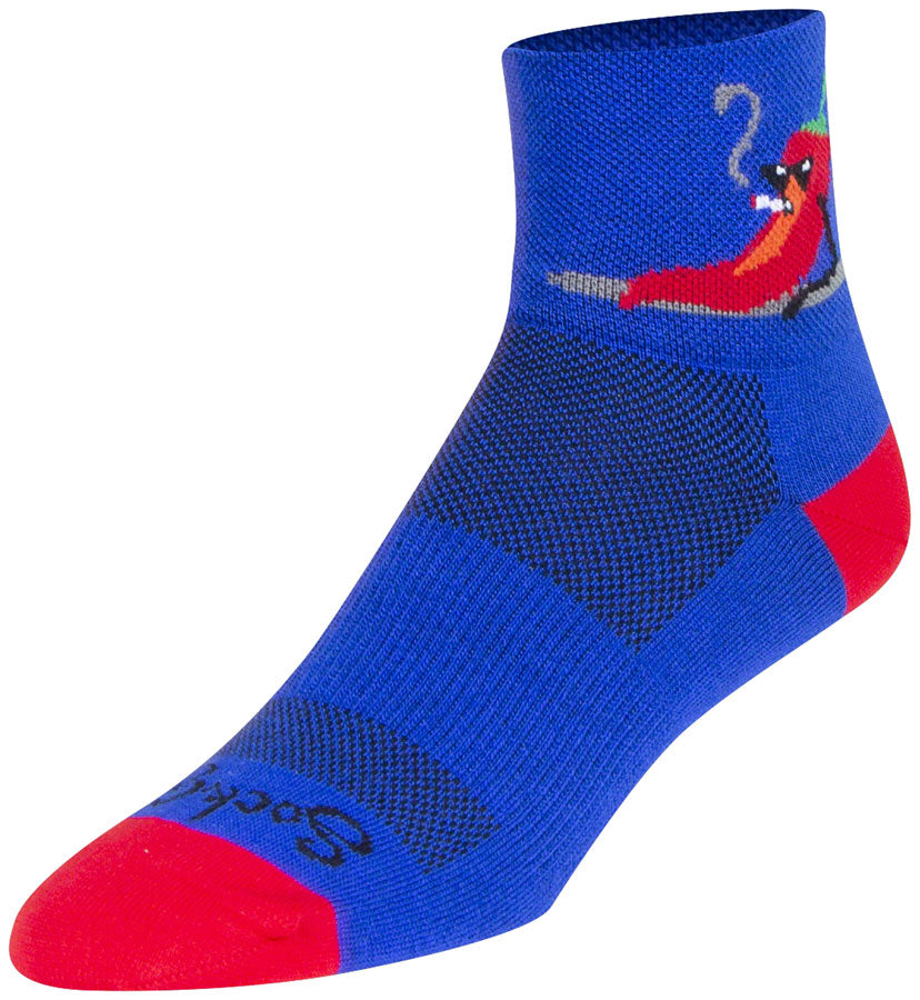 SockGuy Classic Smokin Hot Socks - 3" Small/Medium