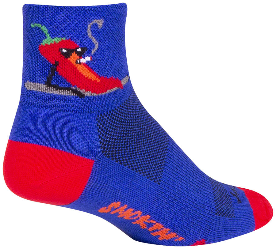 SockGuy Classic Smokin Hot Socks - 3" Small/Medium