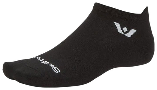 Swiftwick Aspire No Show Socks - Circuit Black Small