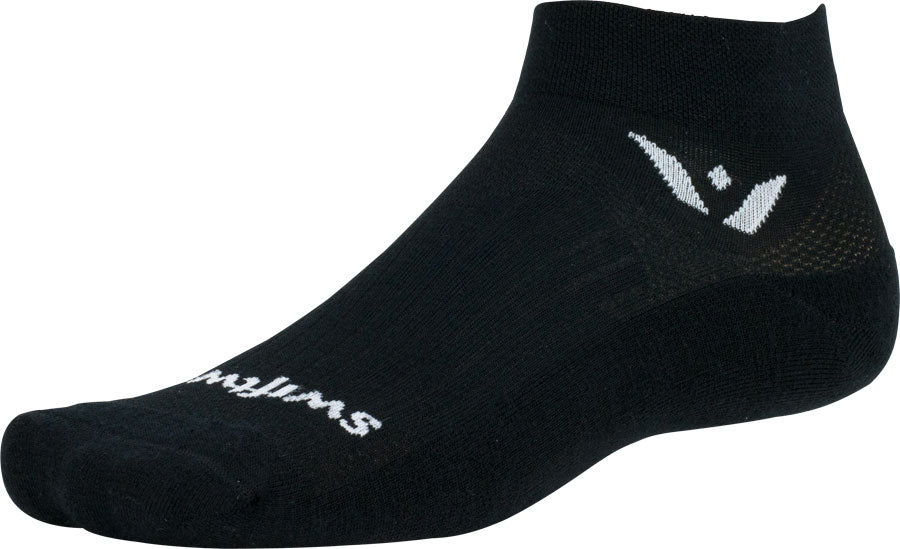 Swiftwick Pursuit Ankle Socks - Black X-Large