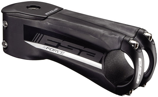 FSA K-Force Light Stem 31.8mm Clamp Diameter 100mm Length -6° Angle Lightweight Road Profile – Carbon