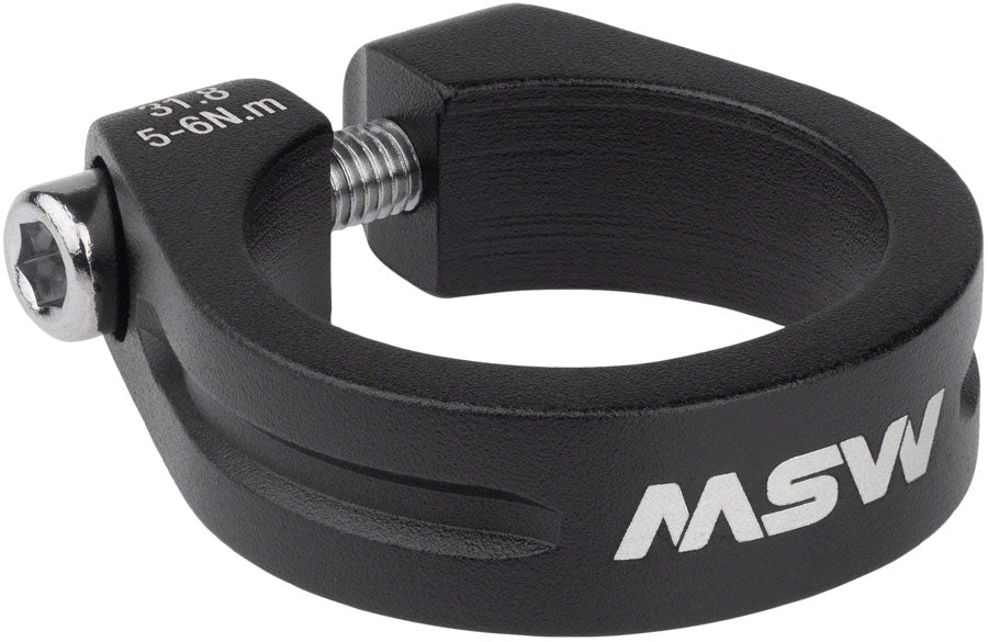 MSW Seatpost Clamp - 31.8mm Bolt-On Black