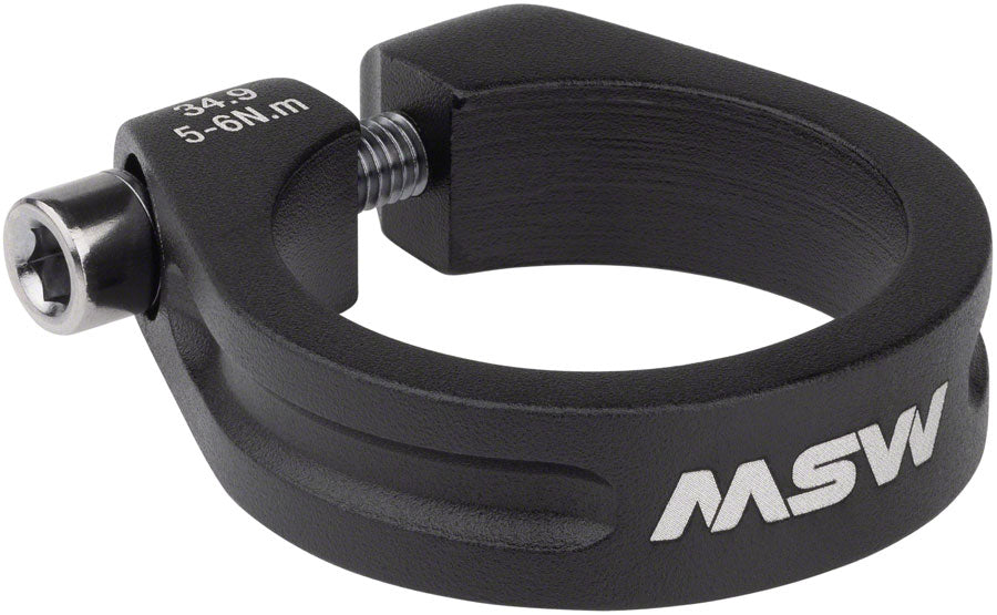 MSW Seatpost Clamp - 34.9mm Bolt-On Black