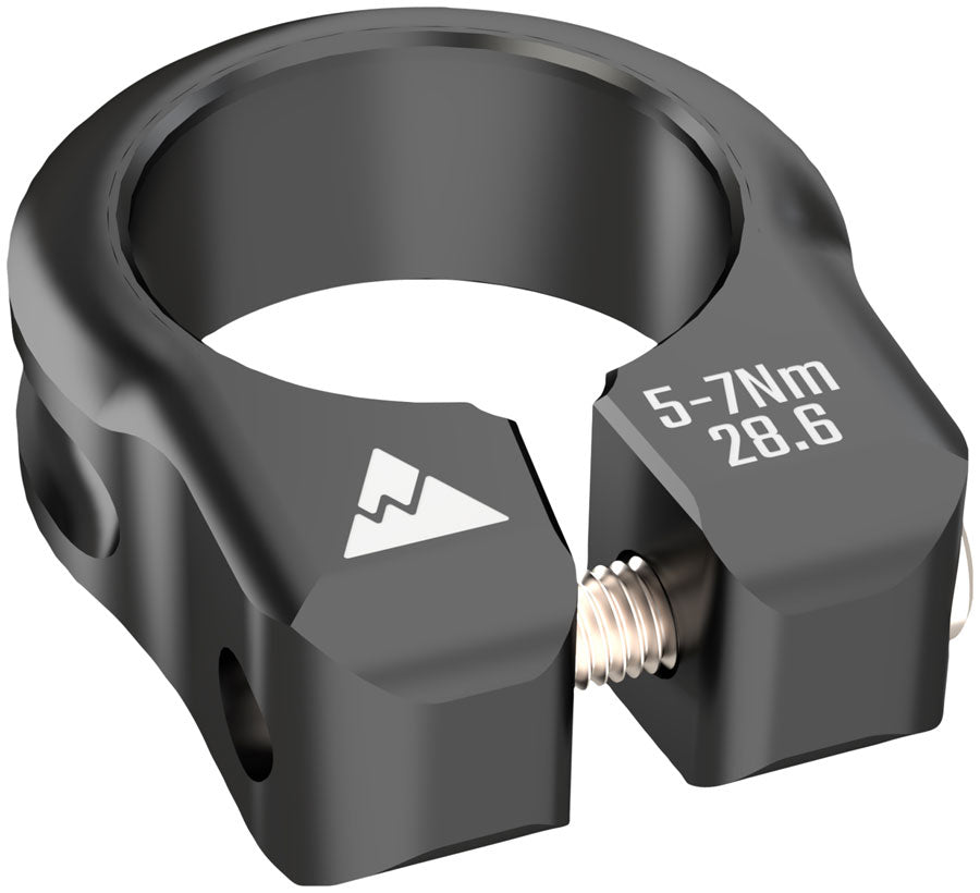 Wheels Manufacturing Seatpost Clamp - 28.6mm Bolt-On Black