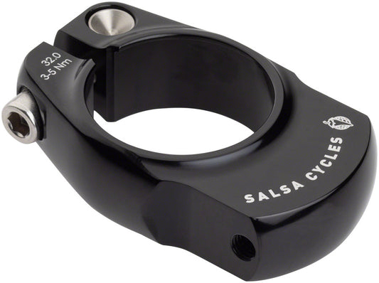 Salsa Rack-Lock Seatpost Clamp - 32.0mm Bolt-On Black