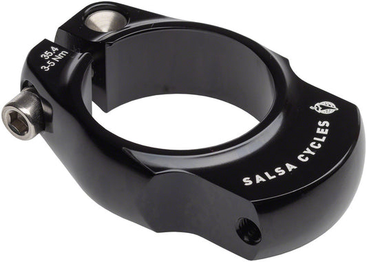 Salsa Rack-Lock Seatpost Clamp - 35.4mm Bolt-On Black