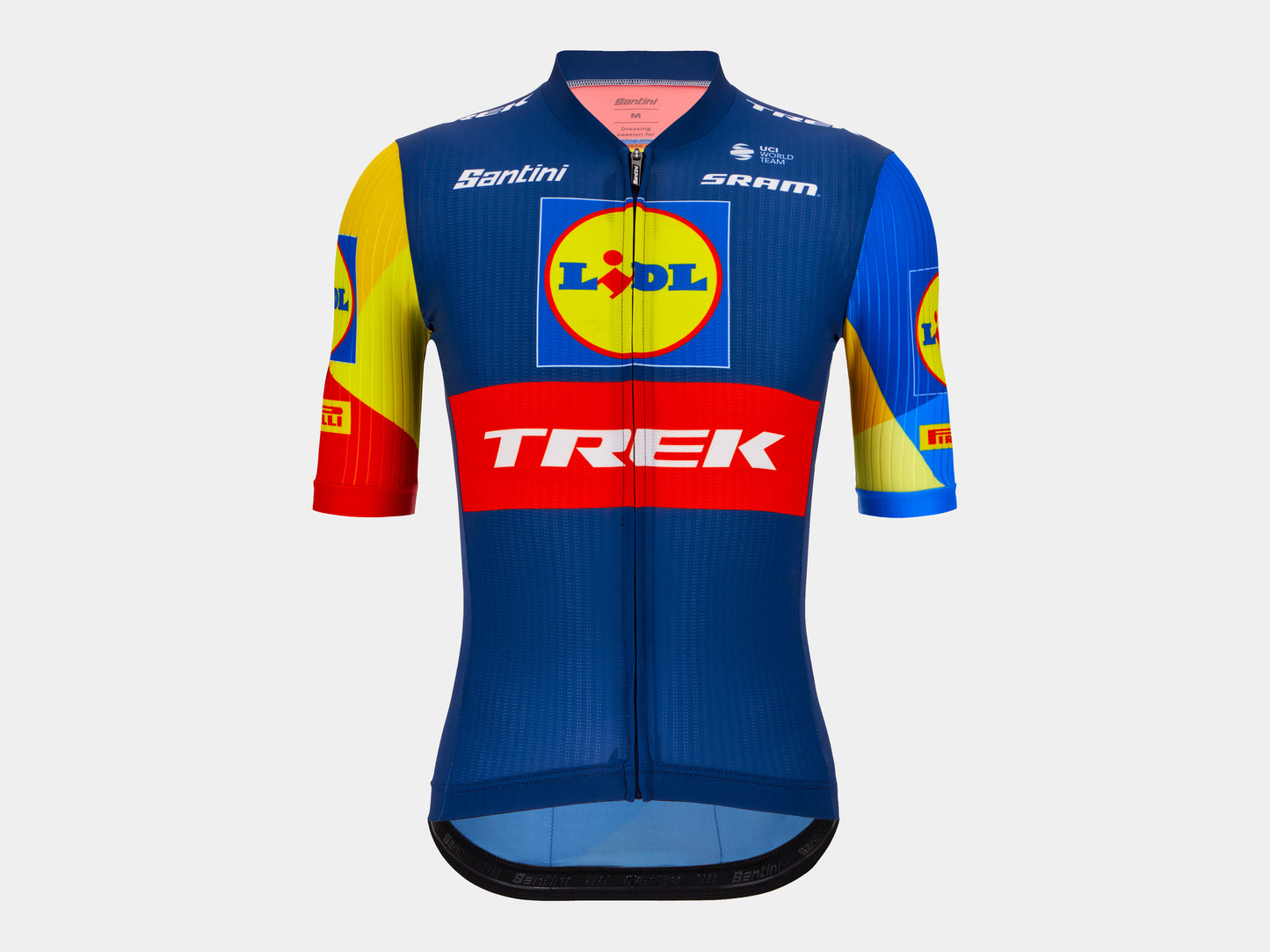 Jersey Santini Trek Team Small Blue/Yellow