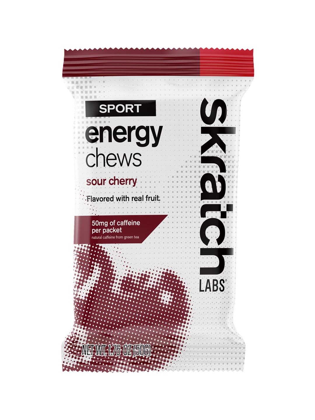 Supplement Skratch Chews Caffeinated Sour Cherry 10 Pack