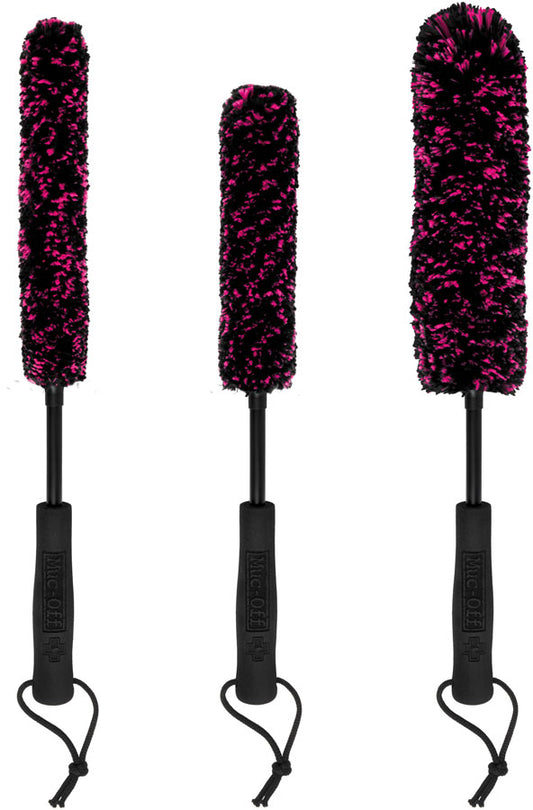 Muc-Off Microfibre Brush Kit - Set of 3