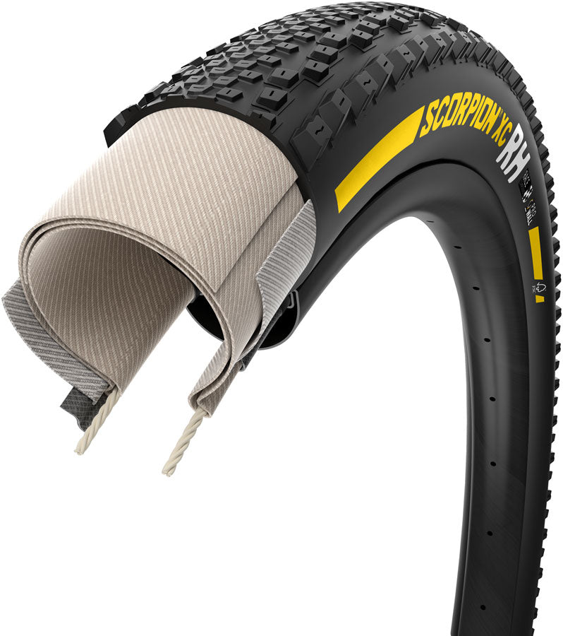 Pirelli Scorpion XC RH Tire - 29 x 2.4 Tubeless Folding YLW Label Team Edition ProWall Race