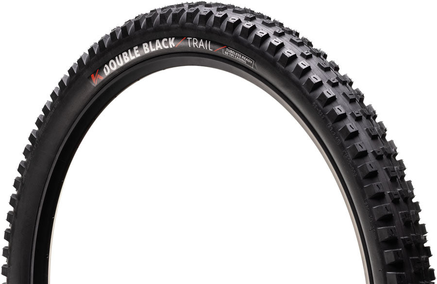 Kenda Double Black Tire - 29 x 2.60 Tubeless Folding Black Trail Dual Layer
