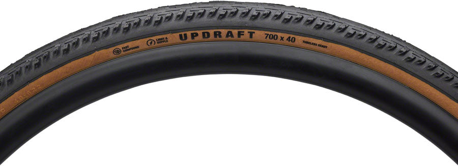 Teravail Updraft Tire - 700 x 35 Tubeless Folding Tan Light Supple Fast Compound