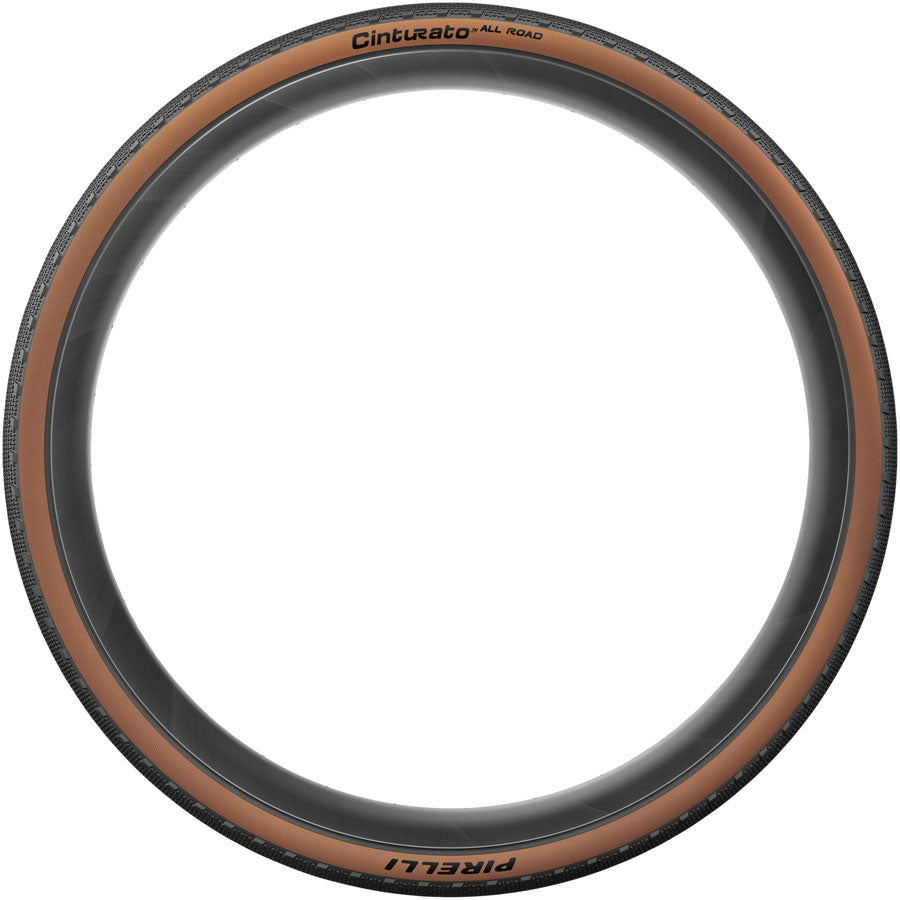 Pirelli Cinturato All Road Tire - 700 x 45 Tubeless Folding Classic Tan TechWALL+ Pro Gravel