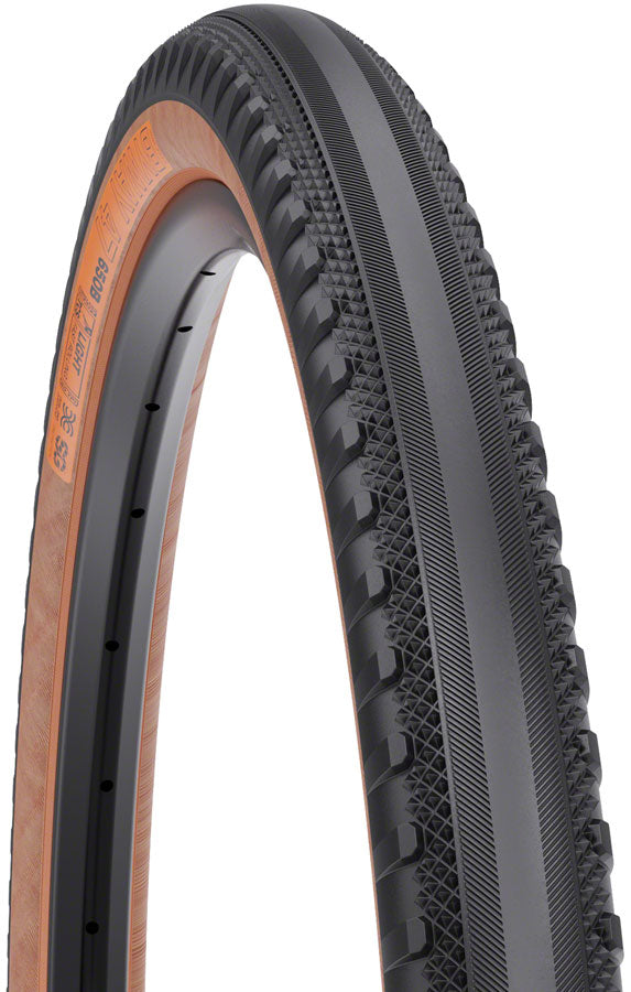 WTB Byway Tire - 700 x 47 TCS Tubeless Folding BLK/Tan Light/Fast Rolling Dual DNA SG