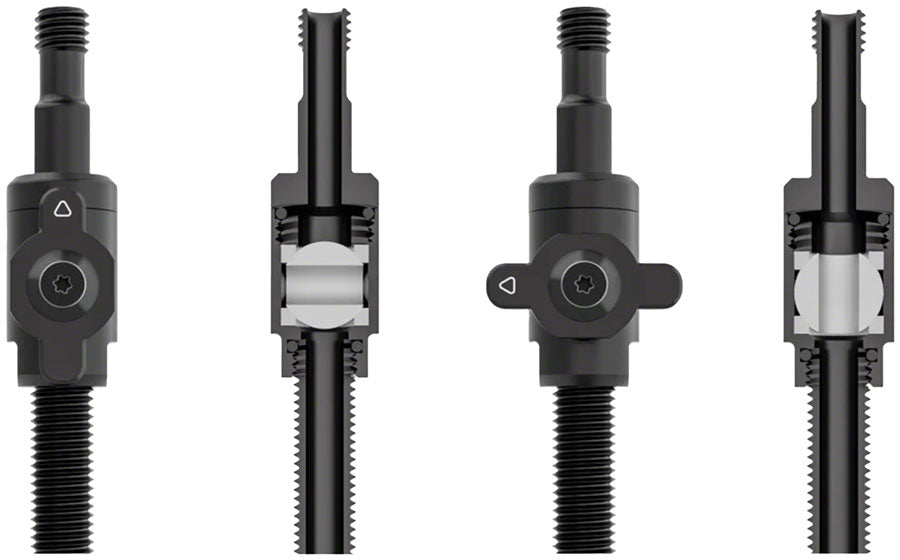 Muc-Off Big Bore Lite Tubeless Valve Stems - Small 30mm Red