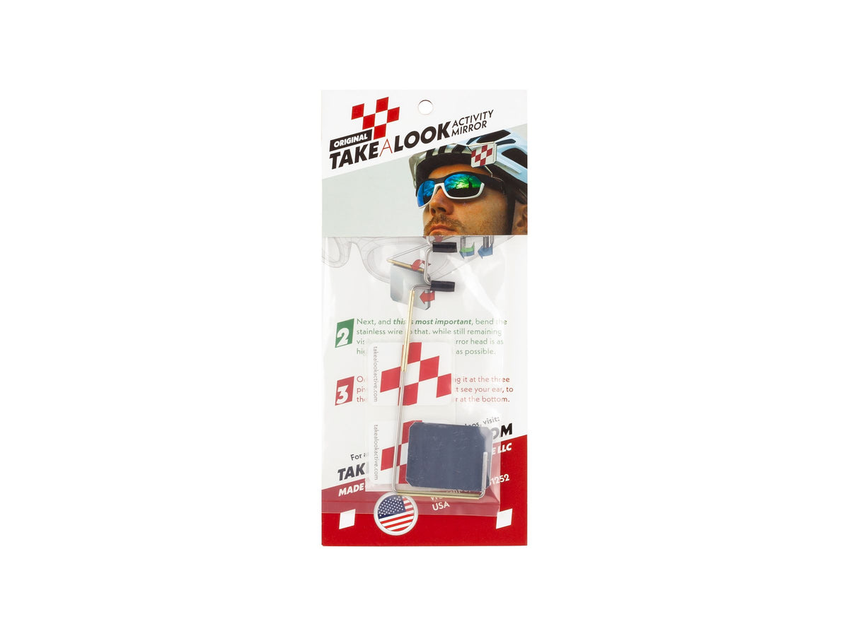 Mirror Take-A-Look Cycling Mirror Original Visor and Glasses