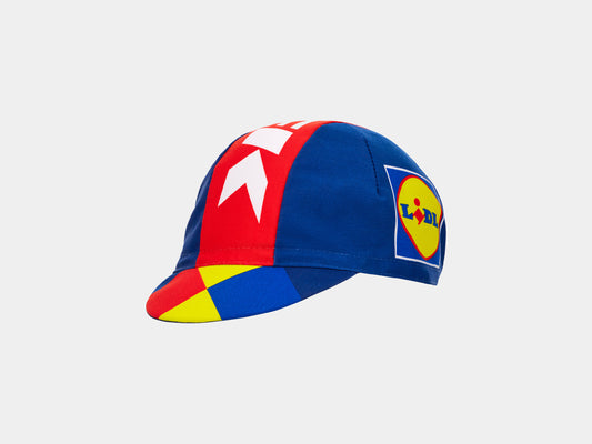 Headwear Santini Trek Team Cycling Cap One Size Blue/Yellow