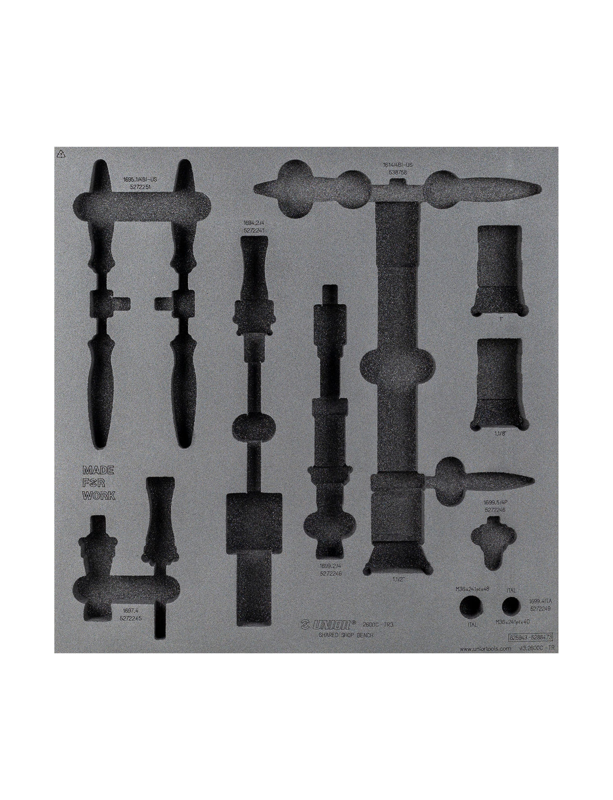 Tool Unior Drawer Foam Insert Shared 3