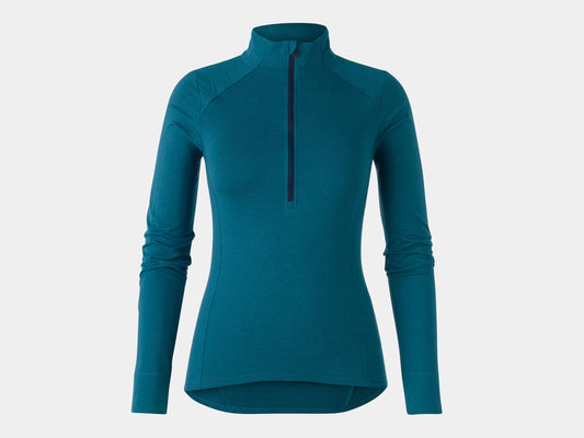 Jersey Bontrager Vella Thermal Long Sleeve MD Teal