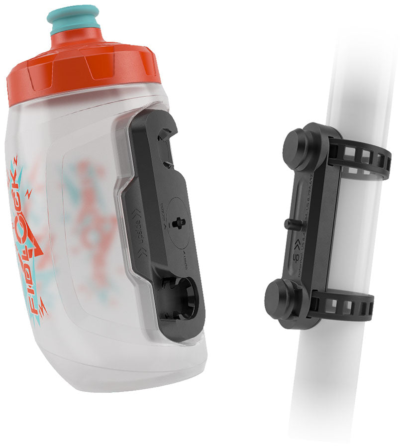 Fidlock Twist 450 Bottle and Universal Base - Clear