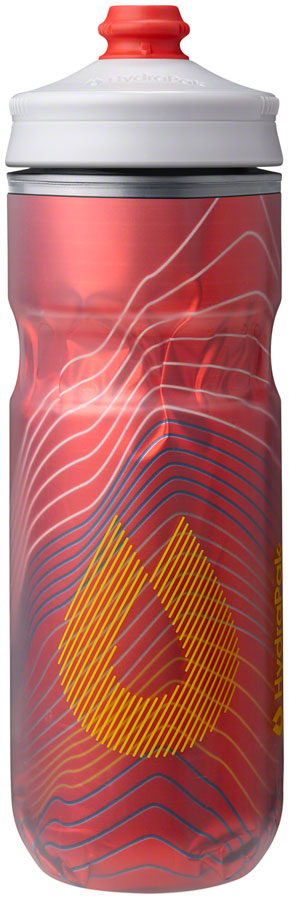 Hydrapak Polar Surge Ascent Insulated Water Bottle - 20oz Red