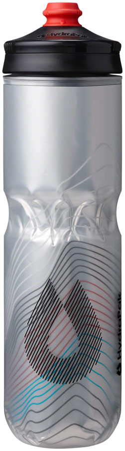 Hydrapak Polar Surge Ascent Insulated Water Bottle - 24oz Silver