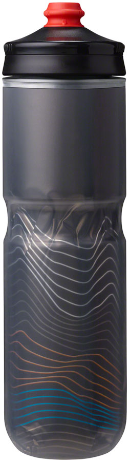 Hydrapak Polar Surge Ascent Insulated Water Bottle - 24oz Black