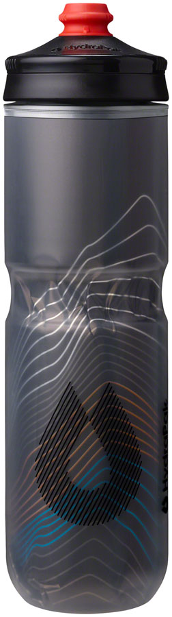 Hydrapak Polar Surge Ascent Insulated Water Bottle - 24oz Black