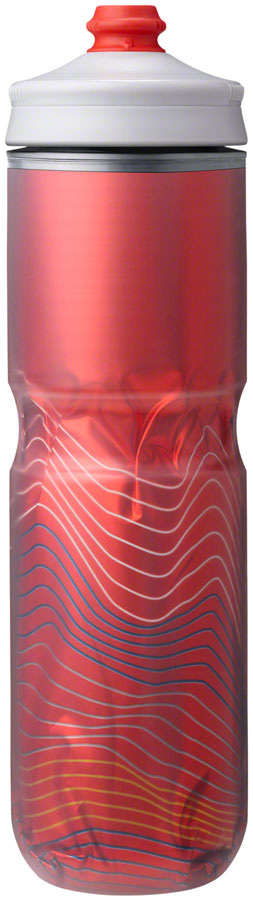 Hydrapak Polar Surge Ascent Insulated Water Bottle - 24oz Red