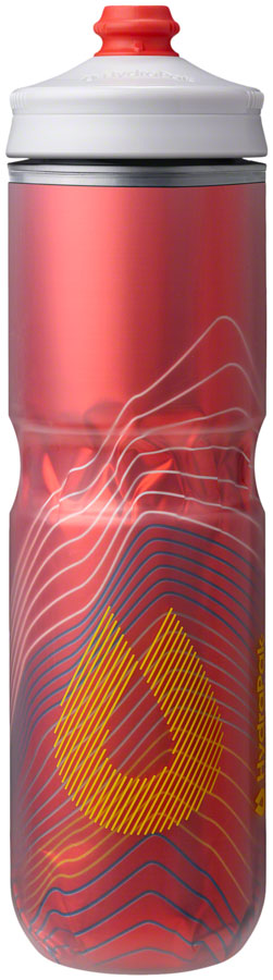 Hydrapak Polar Surge Ascent Insulated Water Bottle - 24oz Red