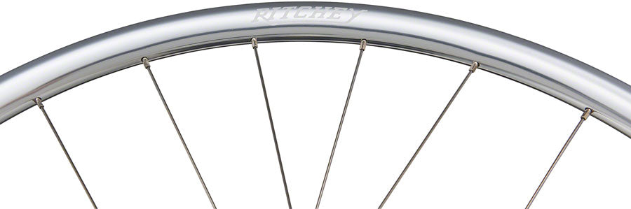 Ritchey Classic Zeta Wheelset - 700c 12 x 100mm 12 x 142mm 6-Bolt HG11 Road Silver