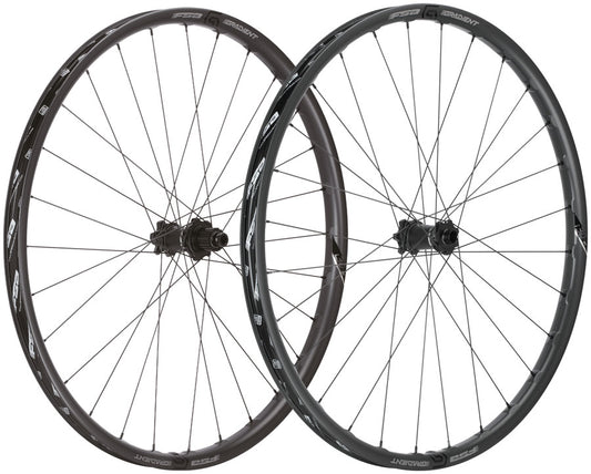 Full Speed Ahead Gradient i30 Carbon Wheelset - 29" 15 x 110mm/12 x 148mm 6-Bolt Micro Spline BLK 28H