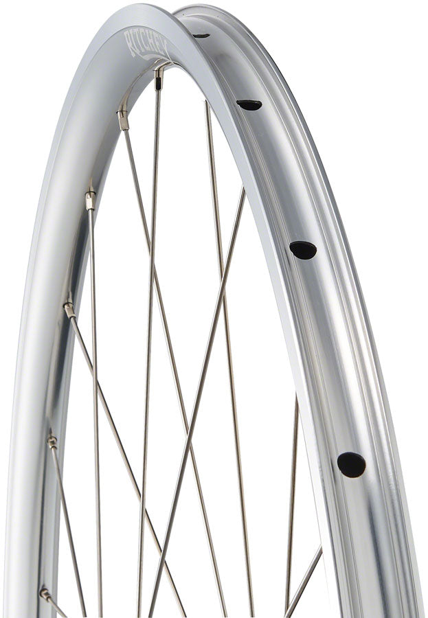 Ritchey Classic Zeta Wheelset - 700 QR x 100/130mm Rim Brake HG 11 Road Silver
