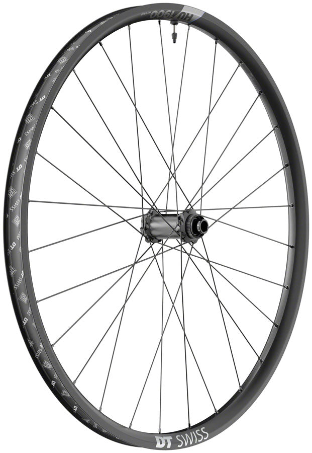 DT Swiss HU 1900 Spline Front Wheel - 29" 15 x 110mm Center-Lock Black Front Wheel DT Swiss   