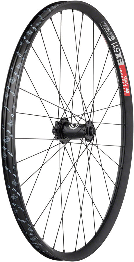 Quality Wheels Industry Nine Hydra / DT Swiss EX511 Front Wheel - 29" 15 x 110mm 6-Bolt BLK