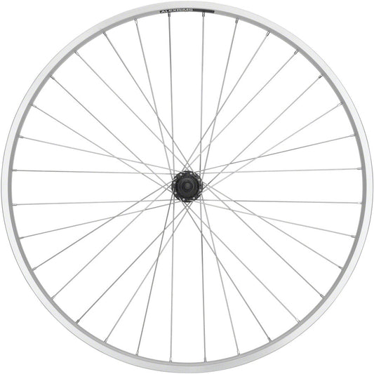 Quality Wheels Value Double Wall Series Rear Wheel - 700 QR x 135mm Rim Brake HG 10 Silver Clincher