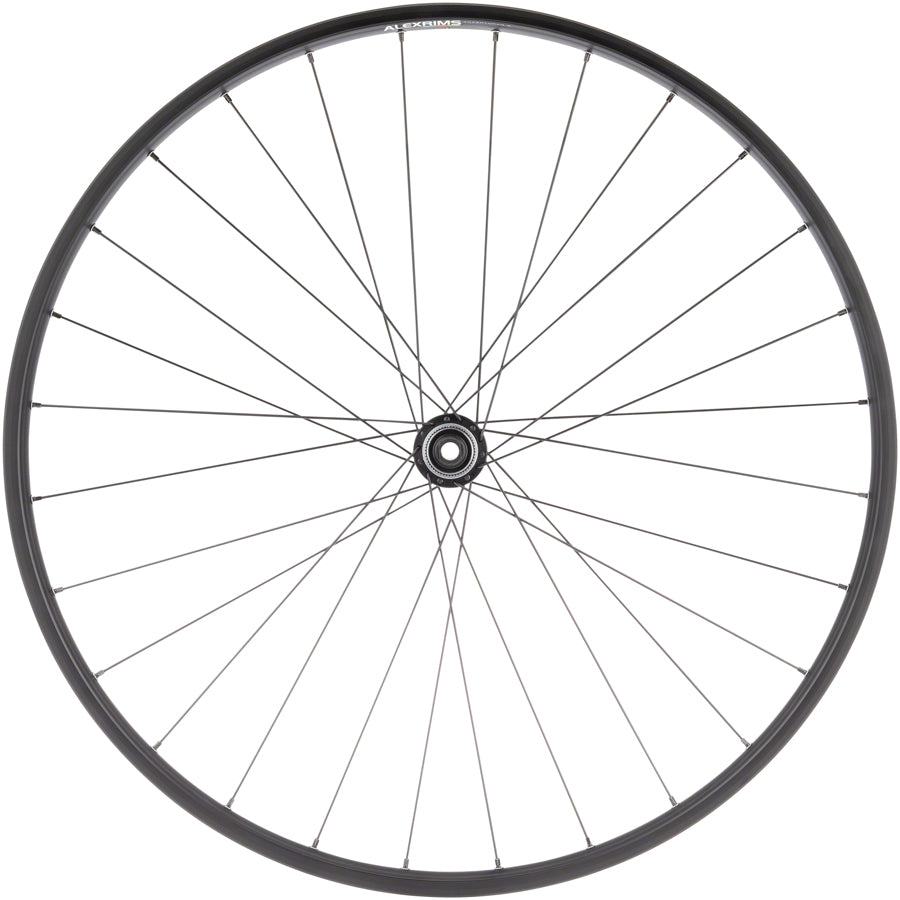 Quality Wheels Value Double Wall Series Disc Front Wheel - 700 12 x 100mm Center-Lock BLK