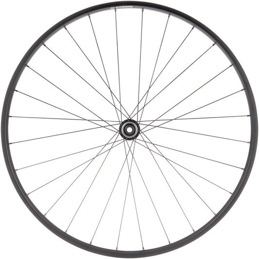 Quality Wheels Value Double Wall Series Disc Front Wheel - 700 12 x 100mm Center-Lock BLK