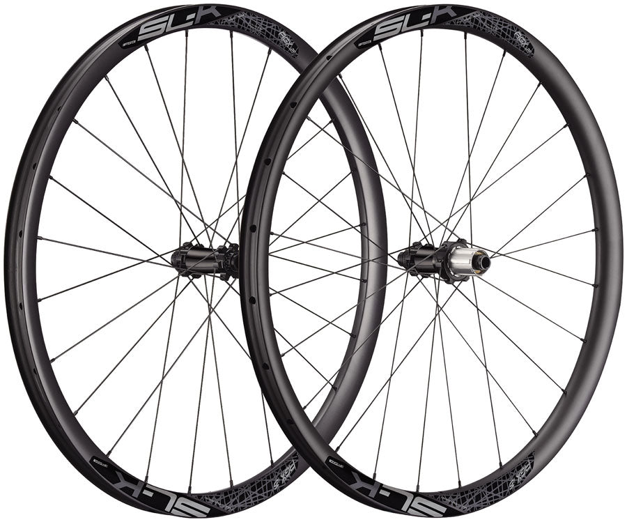 FSA SL-K AGX i25 Wheelset 29" Diameter 24/24H Spoke Count Thru Axle 12mm Disc Brake Center Lock Rotor Mount SRAM MS 12-Speed – Carbon