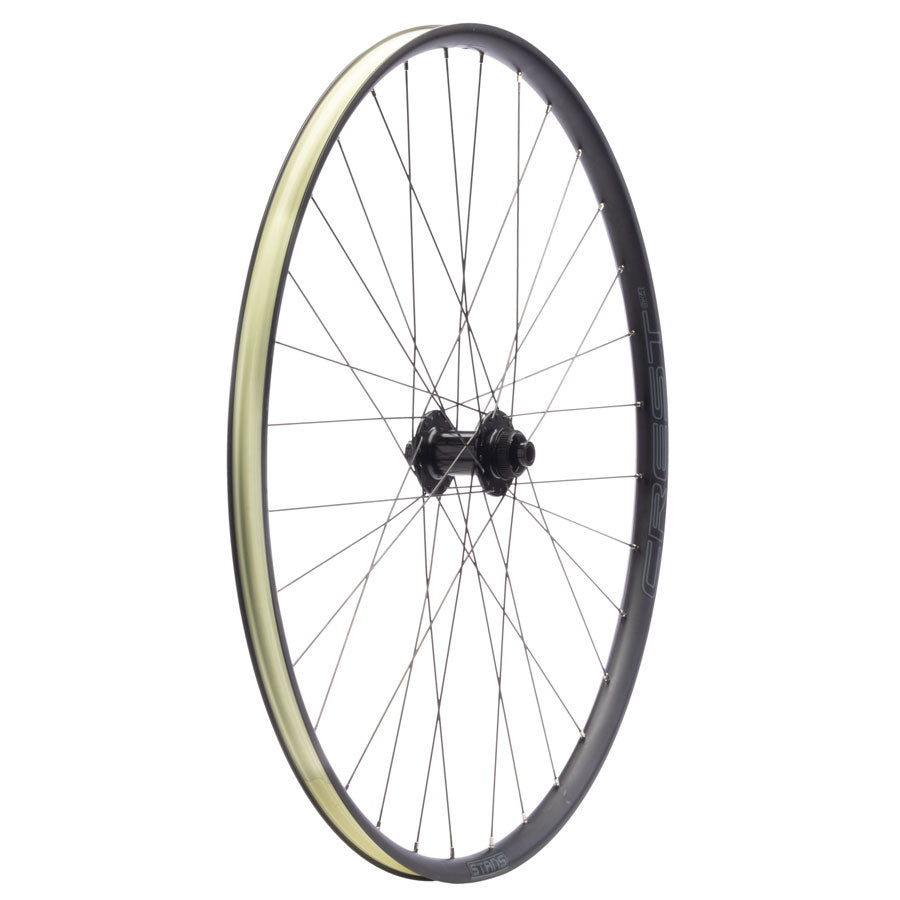 Stans Crest MK4 LTD Front Wheel - 29 15 x 110mm Center-Lock Black