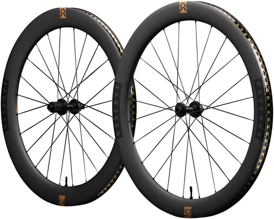 Reserve Wheels Reserve 57/64 Turbulent Aero Wheelset - 700 12 x 100/12 x 142 Center-Lock HG11 Carbon DT240