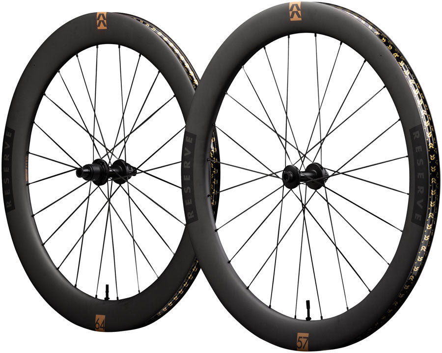 Reserve Wheels Reserve 57/64 Turbulent Aero Wheelset - 700 12 x 100/12 x 142 Center-Lock XDR Carbon DT350