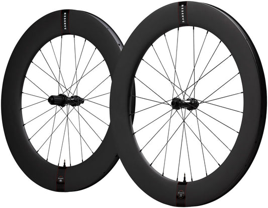 Reserve Wheels Reserve 77/88 Turbulent Aero Wheelset - 700 12 x 100/12 x 142 Center-Lock HG11 Carbon DT240