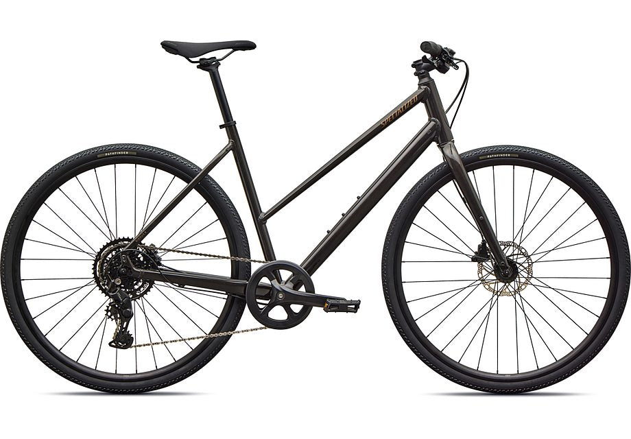 2027 Specialized Sirrus X 2.0 St Bike Gloss Metallic Obsidian / Burnt Gold Metallic Frost Reflective M