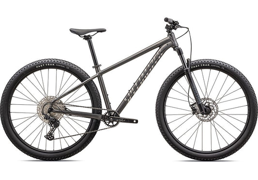 2025 Specialized Rockhopper Expert Bike Satin Smoke / Gloss Chrome M
