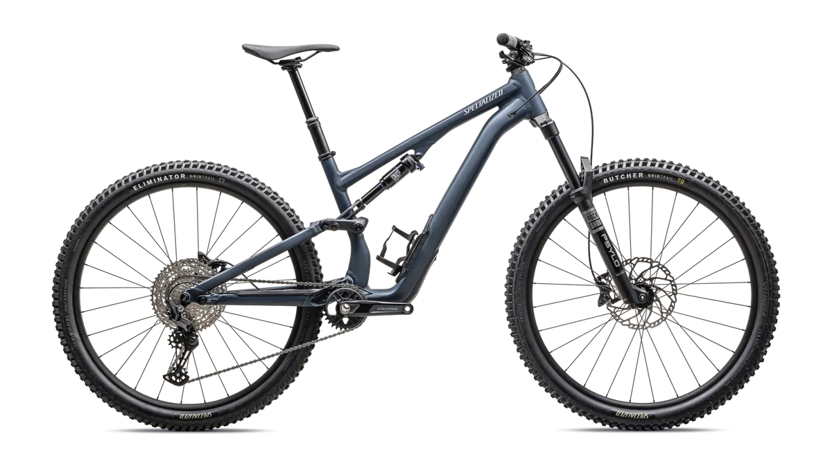 Stumpjumper 15 Alloy - Shimano Deore, RockShox/X-Fusion - Satin Cast Blue / Dove Grey / S1