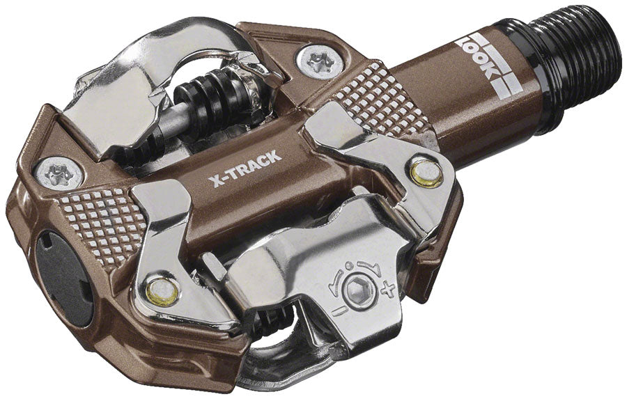 LOOK X-Track Pedals - Dual Sided Clipless Aluminum  9/16" Gravel Edition