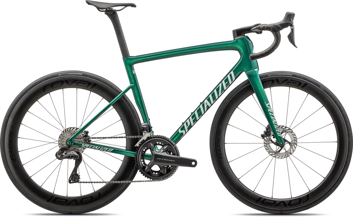 Tarmac SL8 Pro - Shimano Ultegra Di2 - GLOSS PINE GREEN METALLIC / WHITE / 44